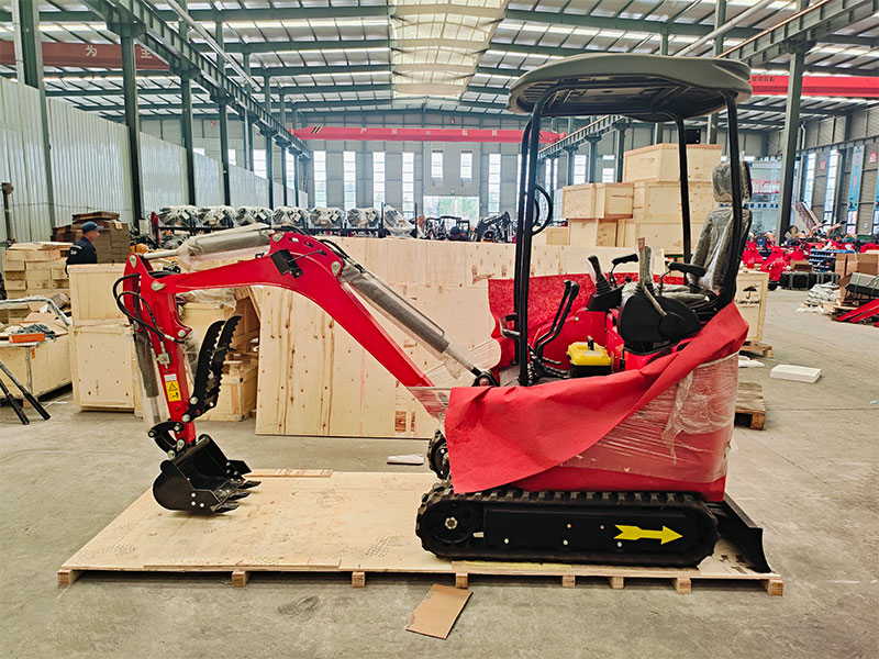 HT18 迷你挖掘機發往俄羅斯